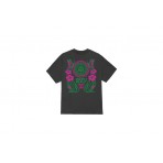 Obey Peace Now Butterflies Classic Ανδρικό Κοντομάνικο T-Shirt Μαύρο