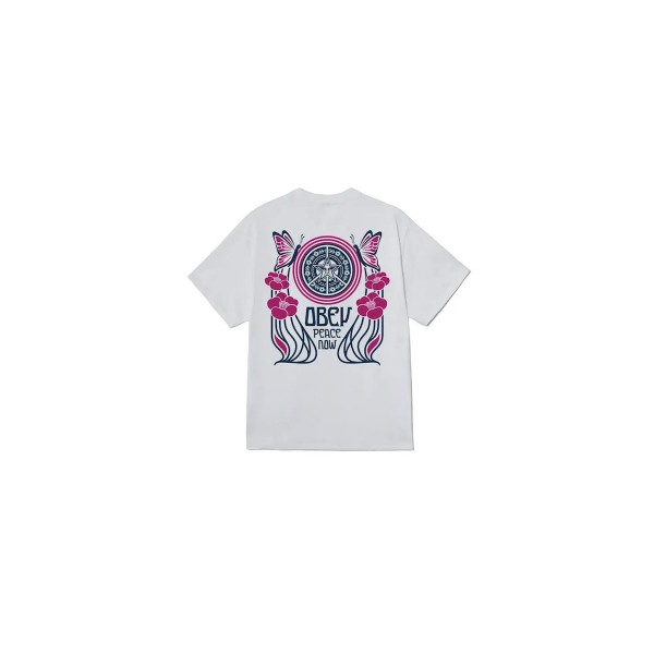 Obey Peace Now Butterflies Classic T-Shirt Ανδρικό (165264390 WHITE)