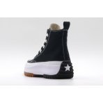 Converse Run Star Hike Hi Γυναικεία Μποτάκια Μαύρα & Λευκά (166800C)