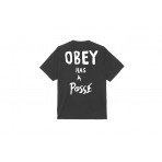 Obey Has A Posse Pigment T-Shirt Ανδρικό (167923915 PIGMENT DUSTY BLACK)
