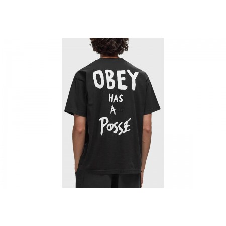 Obey Has A Posse Pigment T-Shirt Ανδρικό 