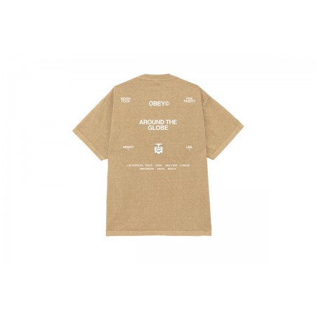 Obey Around The Globe T-Shirt Ανδρικό 