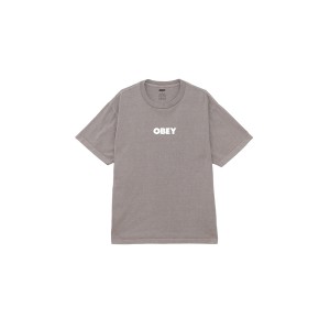 Obey Bold T-Shirt Ανδρικό (167924100 PIGMENT SILVER GREY)