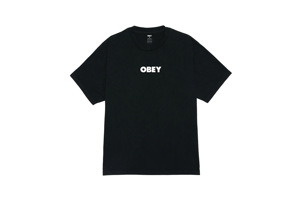 Obey Bold Ανδρικό Κοντομάνικο T-Shirt Μαύρο