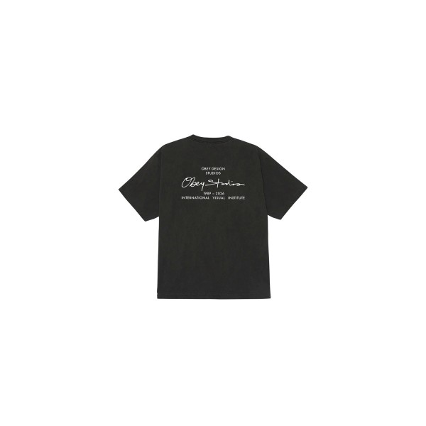 Obey Institute Pigment T-Shirt Ανδρικό (167924325 PIGMENT DUSTY BLACK)