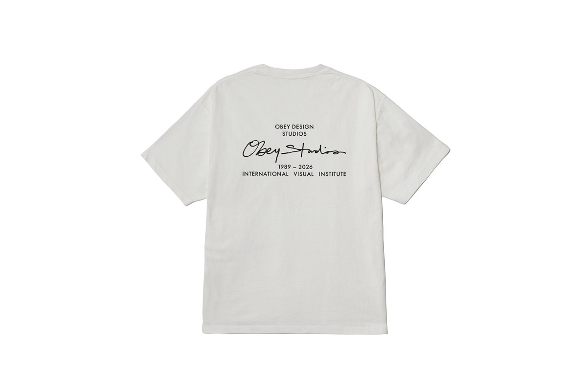 Obey Institute Pigment T-Shirt Ανδρικό (167924325 PIGMENT VINTAGE WHIT)