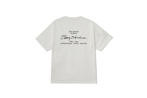 Obey Institute Pigment T-Shirt Ανδρικό (167924325 PIGMENT VINTAGE WHIT)