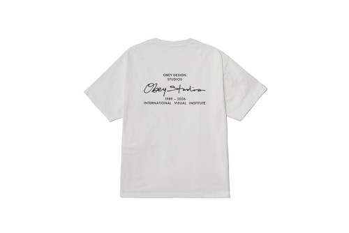 Obey Institute Pigment T-Shirt Ανδρικό (167924325 PIGMENT VINTAGE WHIT)