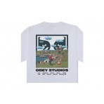 Obey Sky Face Heavyweight T-Shirt Ανδρικό (168024320 WHITE)