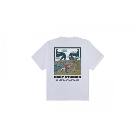 Obey Sky Face Heavyweight T-Shirt Ανδρικό 