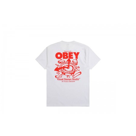 Obey Time To Call Heavyweight T-Shirt Ανδρικό 