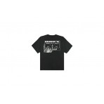 Obey Club Heavyweight Ανδρικό Κοντομάνικο T-Shirt Μαύρο