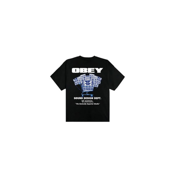 Obey Sound Design Dept Heavyweight T-Shirt Ανδρικό (168024358 BLACK)