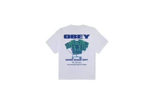 Obey Sound Design Dept Heavyweight T-Shirt Ανδρικό (168024358 WHITE)