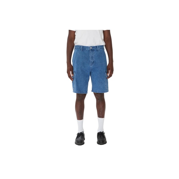 Obey Bigwig Baggy Denim Βερμούδα Τζιν Ανδρική (172100085 LIGHT INDIGO)