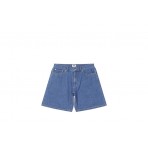 Obey Emerson Denim Ανδρική Βερμούδα Τζιν Μπλε