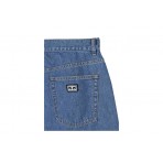 Obey Emerson Denim Ανδρική Βερμούδα Τζιν Μπλε