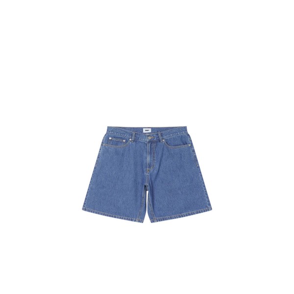 Obey Emerson Denim Βερμούδα Τζιν Ανδρική (172100110 SALTY BLUE STONE WAS)