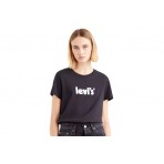Levi's Γυναικείο Κοντομάνικο T-Shirt Μαύρο