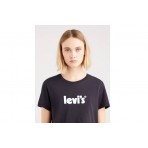 Levi's Γυναικείο Κοντομάνικο T-Shirt Μαύρο