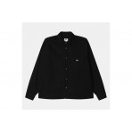 Obey Pablo Denim Ανδρικό Μακρυμάνικο Πουκάμισο Τζιν Μαύρο