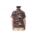 Obey Heiro Woven Πουκάμισο Κοντομάνικο Ανδρικό (181210379 BLACK)