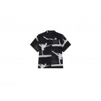Obey Jacques Woven Πουκάμισο Κοντομάνικο Ανδρικό (181210431 BLACK MULTI)