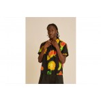 Obey Kinney Woven Πουκάμισο Κοντομάνικο Ανδρικό (181210438 BLACK MULTI)