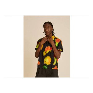 Obey Kinney Woven Πουκάμισο Κοντομάνικο Ανδρικό (181210438 BLACK MULTI)