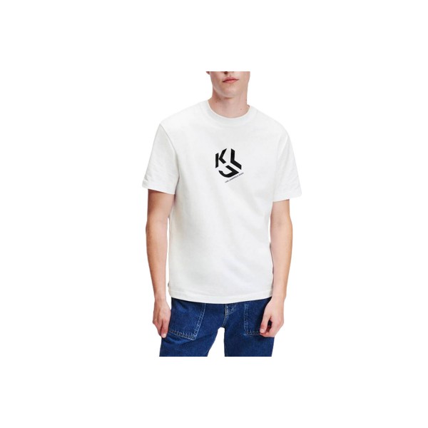 Karl Lagerfeld Regular Monogram Sslv T-Shirt Ανδρικό (236D1704 J109)