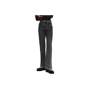 Karl Lagerfeld Hr Straight Denim W-Slit Παντελόνι Τζιν Γυναικείο (236J1106 J192)