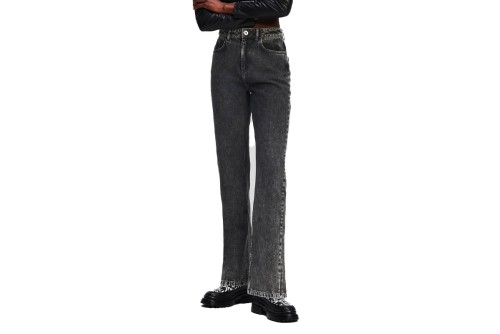 Karl Lagerfeld Hr Straight Denim W-Slit Παντελόνι Τζιν Γυναικείο (236J1106 J192)