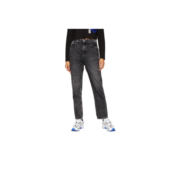 Karl Lagerfeld Hr Tapered Monogram Denim Παντελόνι Τζην Γυναικείο (236J1111 J215)