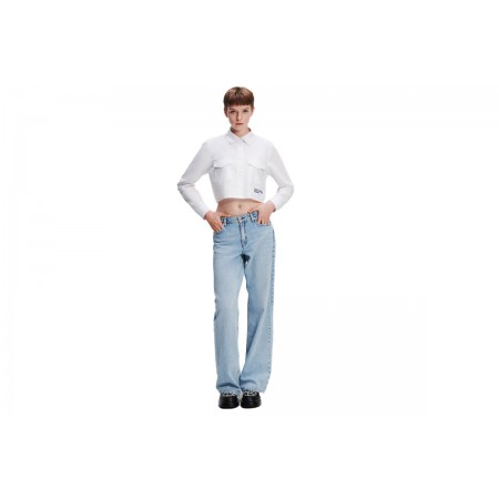 Karl Lagerfeld Mr Relaxed Denim Παντελόνι Τζιν Γυναικείο 
