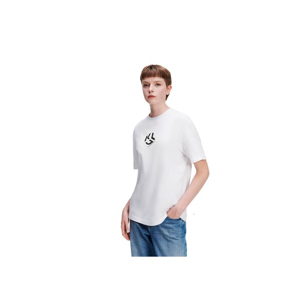 Karl Lagerfeld Monogram Regular Sslv T-Shirt Γυναικείο (236J1707 J109)