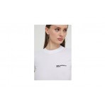 Karl Lagerfeld Slimfit Γυναικείο Κοντομάνικο T-Shirt Λευκό