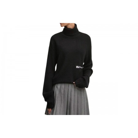 Karl Lagerfeld Oversized Rollneck Πουλόβερ Γυναικείο 