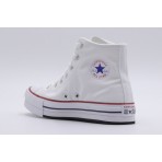 Converse Chuck Taylor All Star Eva Lift Hi Παπούτσια Λευκά