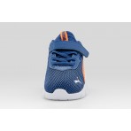 Puma Flexfocus Modern Βρεφικά Sneakers Μπλε Σκούρο, Πορτοκαλί, Λευκά