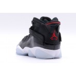 Jordan 6 Rings Παιδικά Μπασκετικά Παπούτσια Μαύρα, Λευκά