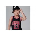 Jordan 23 Παιδικό Αμάνικο Φόρεμα Mini Μαύρο, Κόκκινο