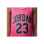 Jordan 23 Παιδικό Αμάνικο Φόρεμα Mini Φούξια, Μαύρο