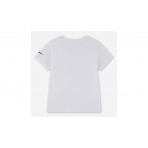 Nike Sportswear Graphic Παιδικό Κοντομάνικο T-Shirt Λευκό, Φούξια, Σομόν