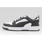 Puma Rebound V6 Low Sneakers Λευκά, Μαύρα