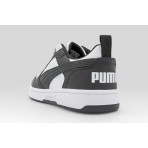 Puma Rebound V6 Low Sneakers Λευκά, Μαύρα