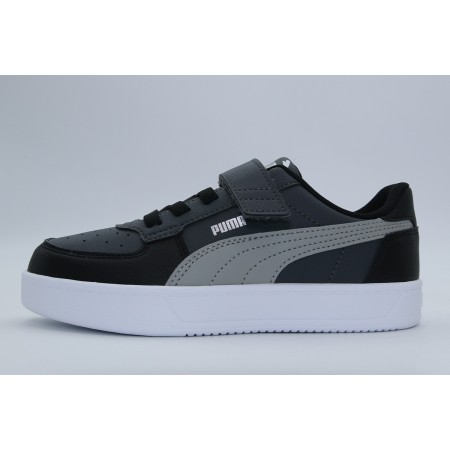 Puma Caven 2.0 Παιδικά Sneakers Μαύρα, Γκρι Σκούρο, Λευκά