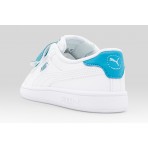 Puma Smash 3.0 L Glitter Velcro V Βρεφικά Sneakers Λευκά, Μπλε