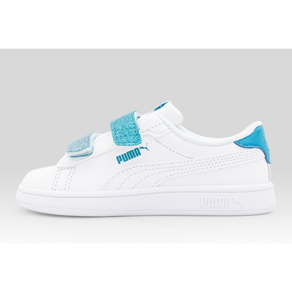 Puma Smash 3.0 L Glitter Velcro V Sneakers (395610 08)
