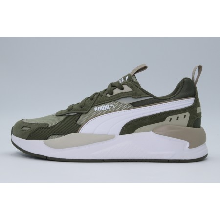 Puma X-Ray 3 SD Ανδρικά Sneakers Λαδί, Λευκά