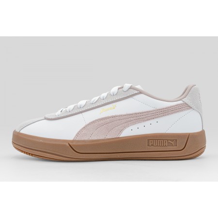 Puma Club Klassika Sneakers Λευκά, Μπεζ